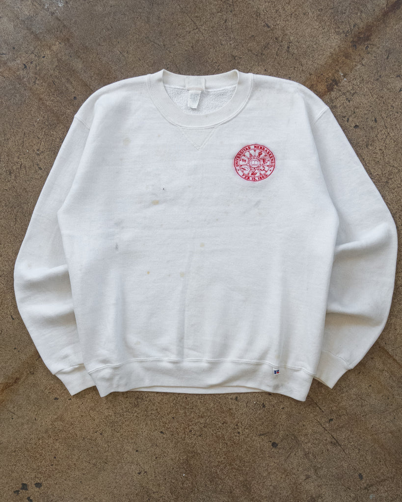 "Universitas Nebraskensis" Crewneck Sweatshirt - 1980s FRONT PHOTO