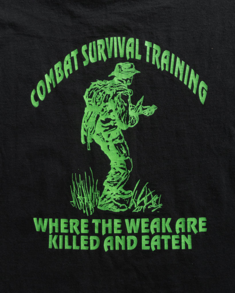  Single Stitched "Combat Survival Training" Tee - 1990 DETAIL PHOTO
