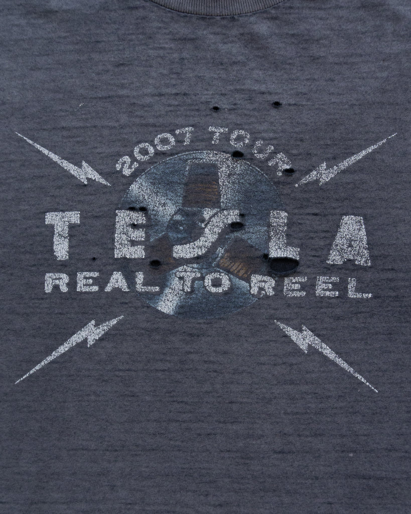 Sun Faded & Thrashed "Tesla" Tee - 2000s DETAIL PHOTO