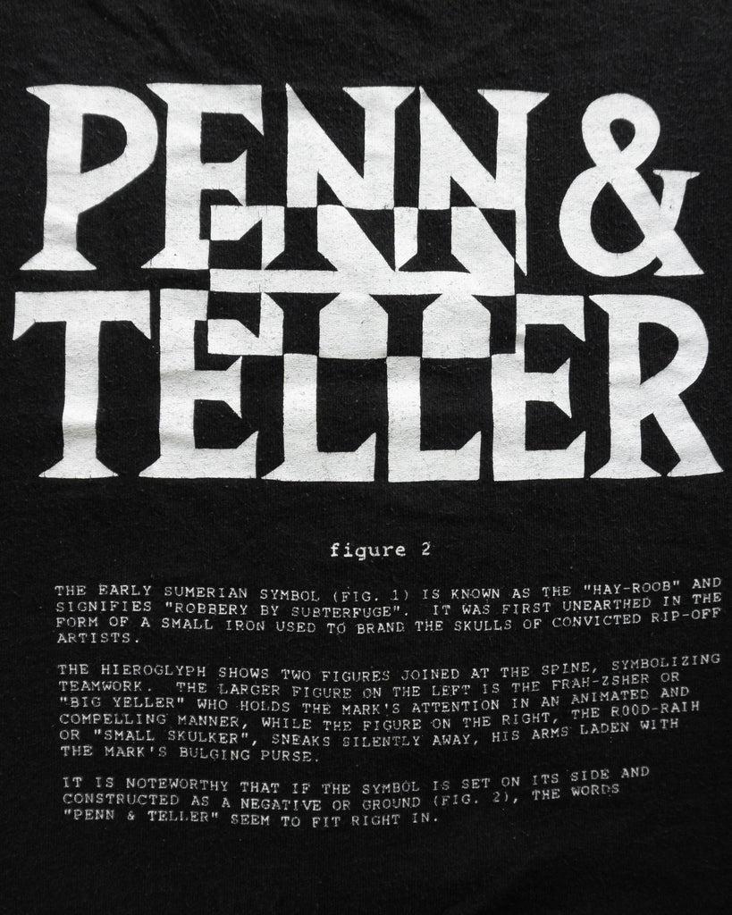 Single Stitched "Penn & Teller" Tee - 1990s SECOND DETAIL PHOTO