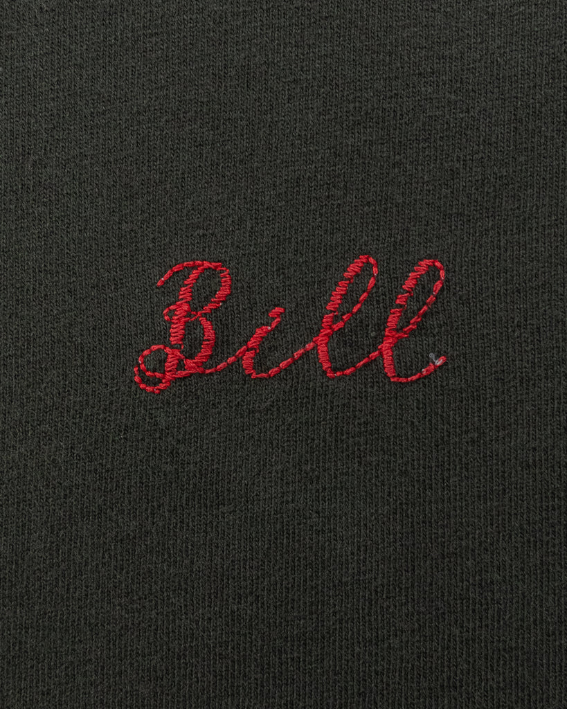 Single Stitched "Bill" Embroidered Tee - 1990s - detail