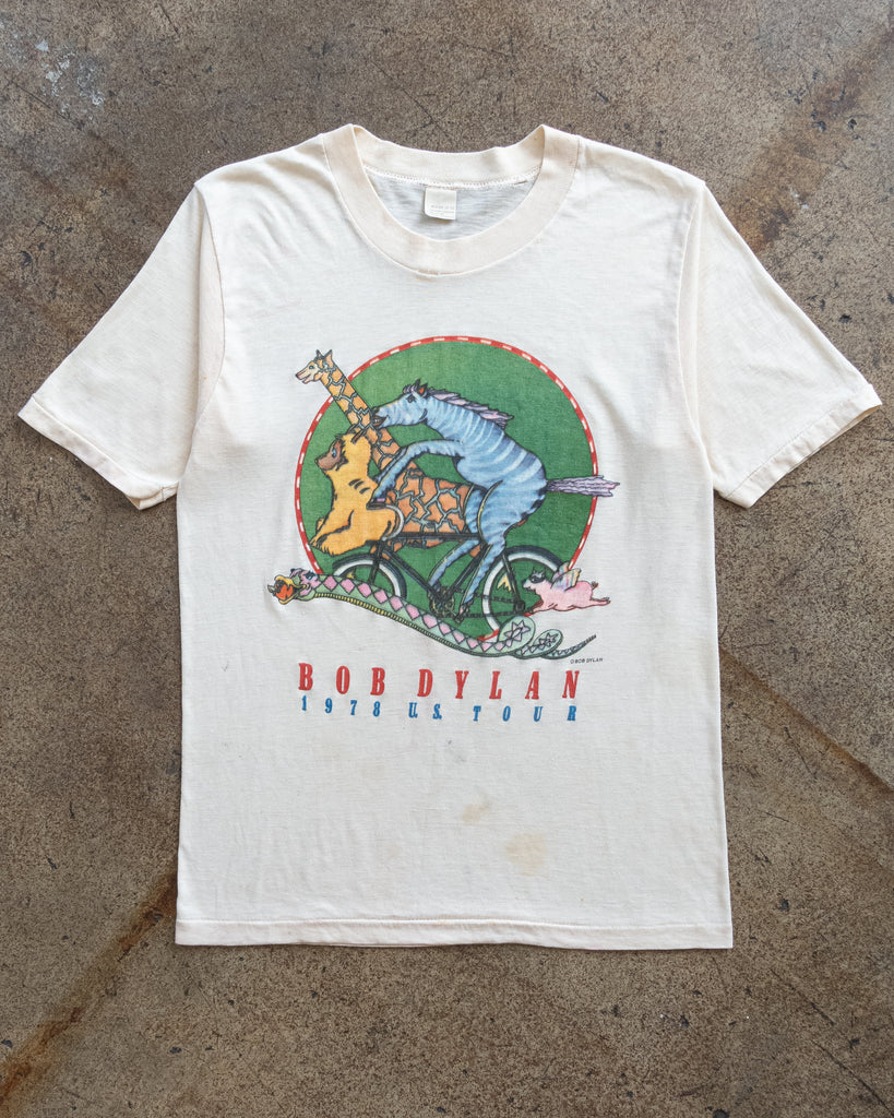 Single Stitched "Bob Dylan 1978 U.S. Tour"  Band Tee - 1970s