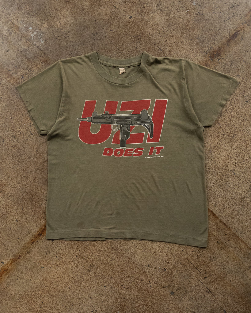 Single Stitched "Uzi Does It" Tee - 1980s