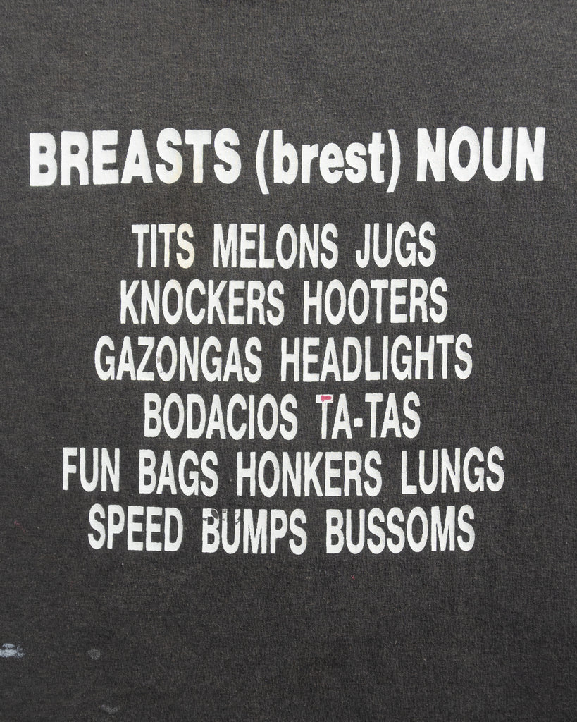 Single Stitched "Breasts" Cut-Off Tee - 1990s DETAIL PHOTO