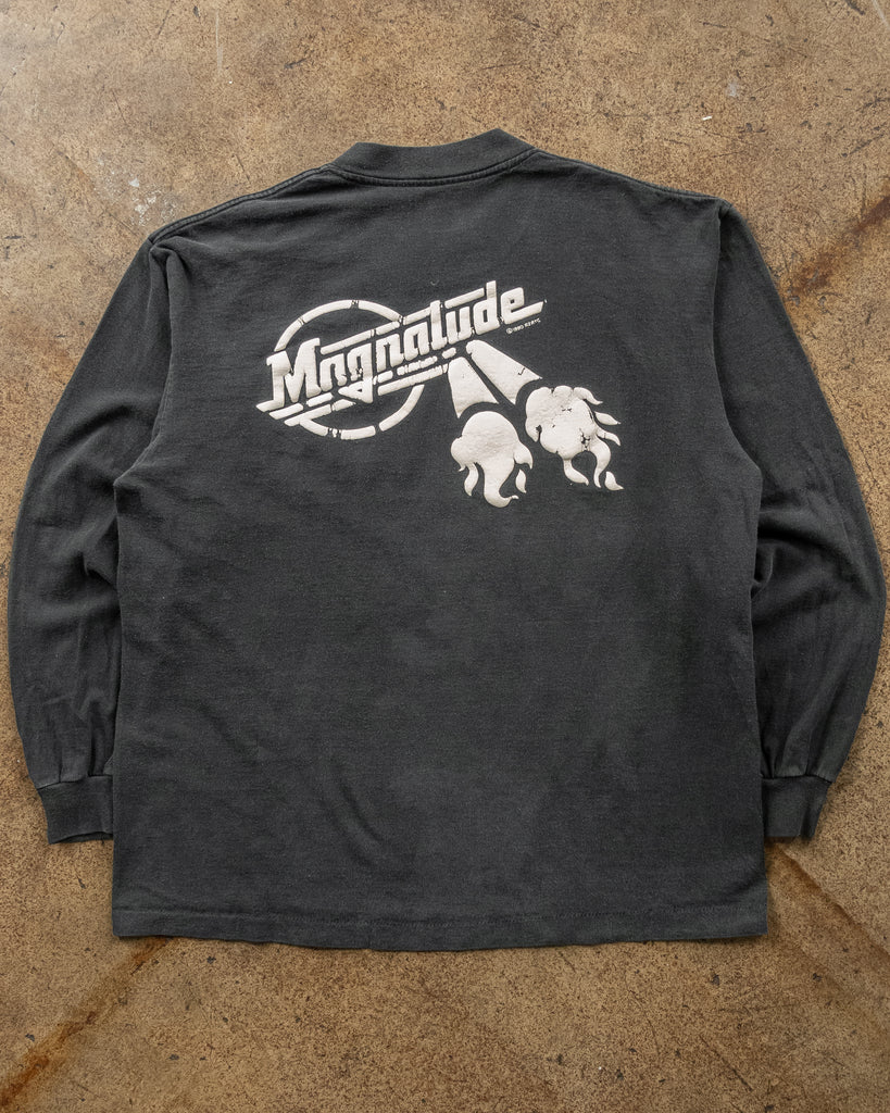 Single Stitched "Magnatude" Long-Sleeve Tee - 1990s BACK PHOTO
