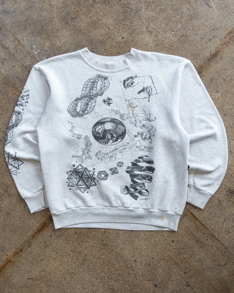 "M.C. Escher" Crewneck Sweatshirt - 1990s
