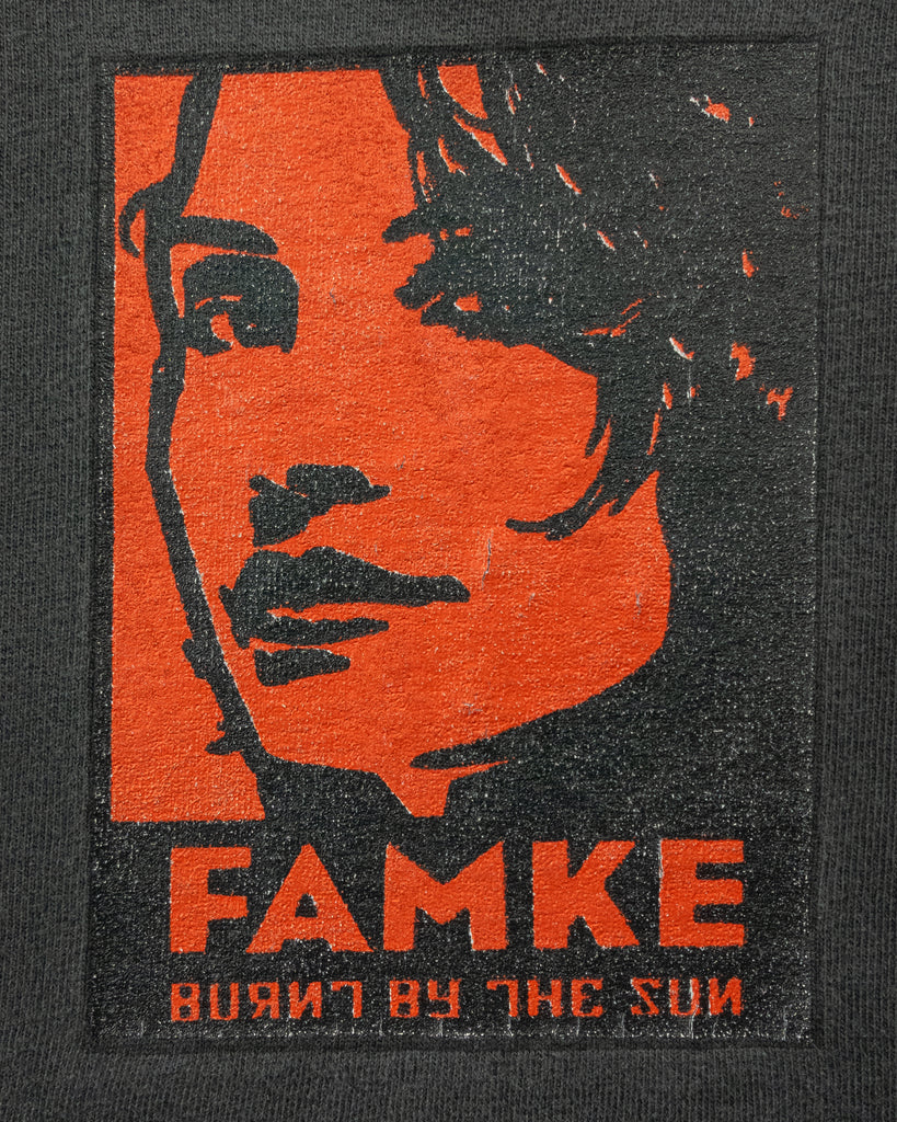Charcoal "Famke" Graphic Tee  - detail