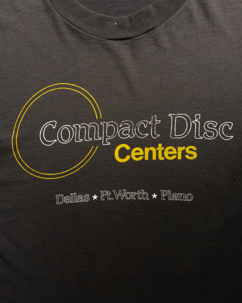 Single Stitched "Compact Disc Centers" Tee - 1990s - detail