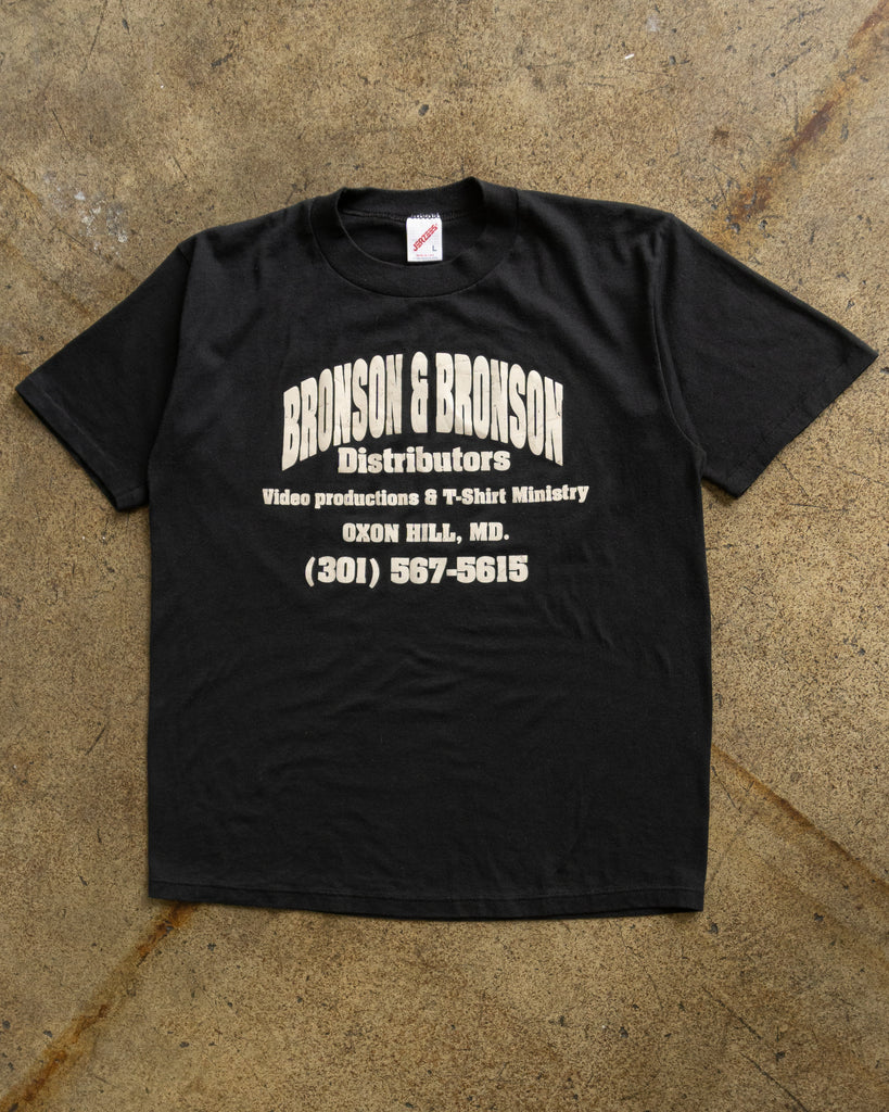  Single Stitched "Bronson & Bronson Distributors" Tee - 1990s FRONT PHOTO