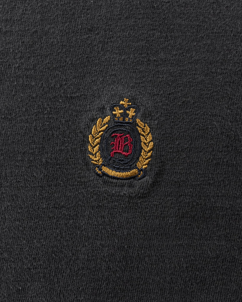 Single Stitches Crest Embroidered Boxy Tee - 1980s - detail