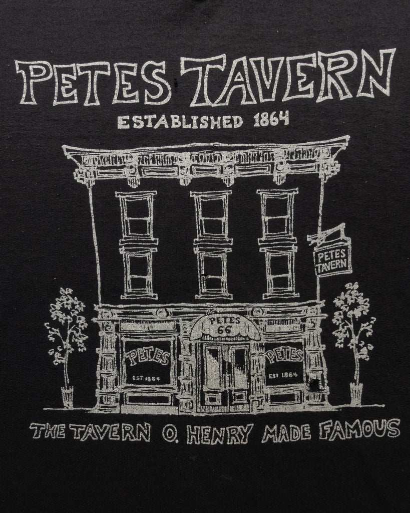 Single Stitched "Petes Tavern" Tee - 1980s - detail