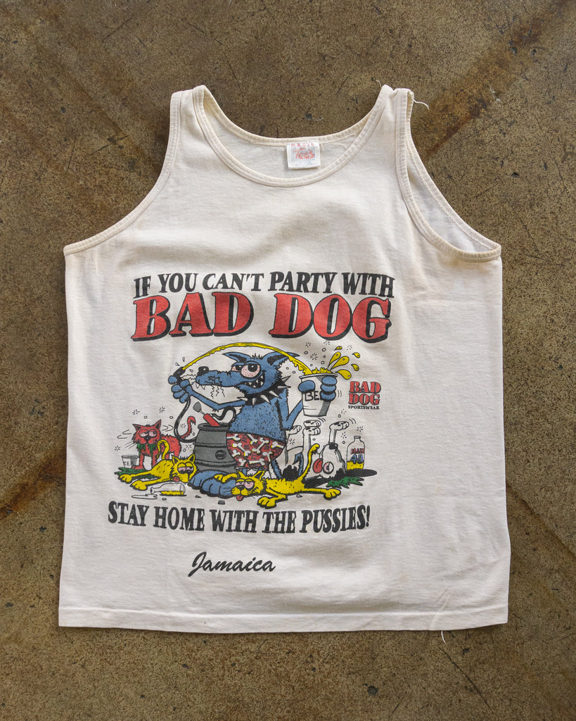 Single Stitched "If You Can't Party With Bad Dog..." Tee - 1980s FRONT PHOTO