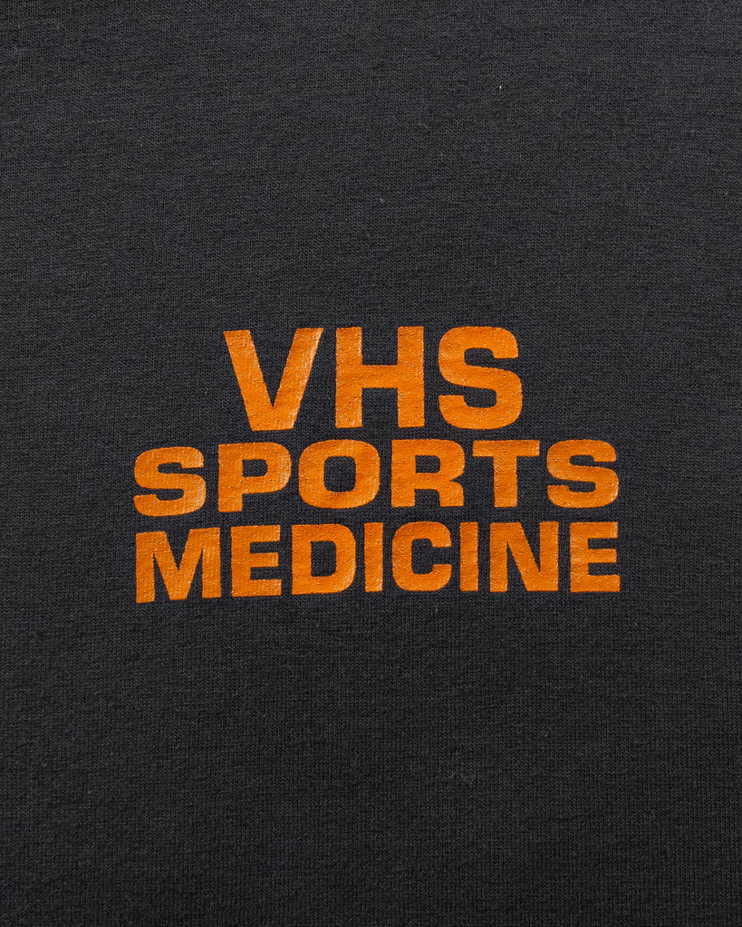 Single Stitched "VHS Sports Medicine" Long-Sleeve Tee - 1990s - detail