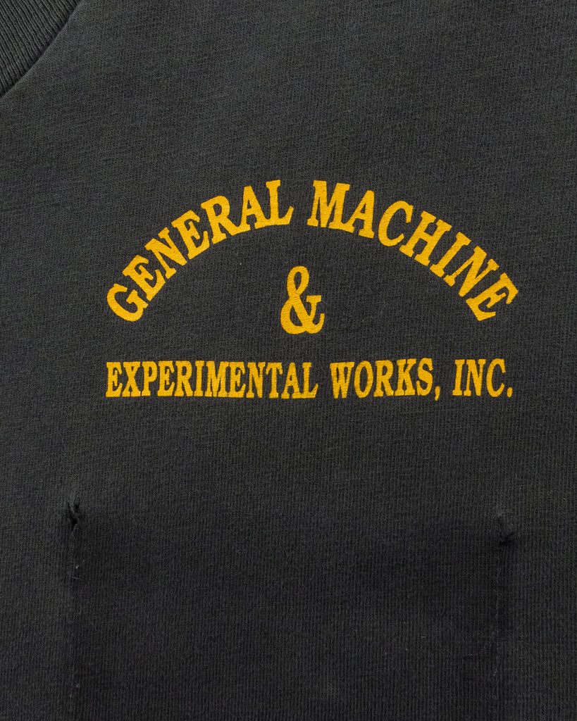 Single Stitched "General Machine & Experimental Works..." Removed Pocket Tee - 1990s - detail