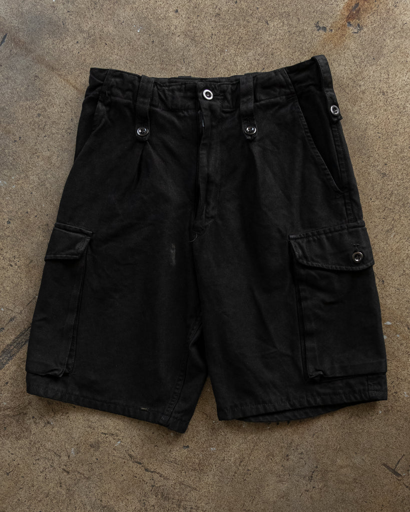 Over-Dyed Military Cargo Shorts - 1990s FRONT PHOTO