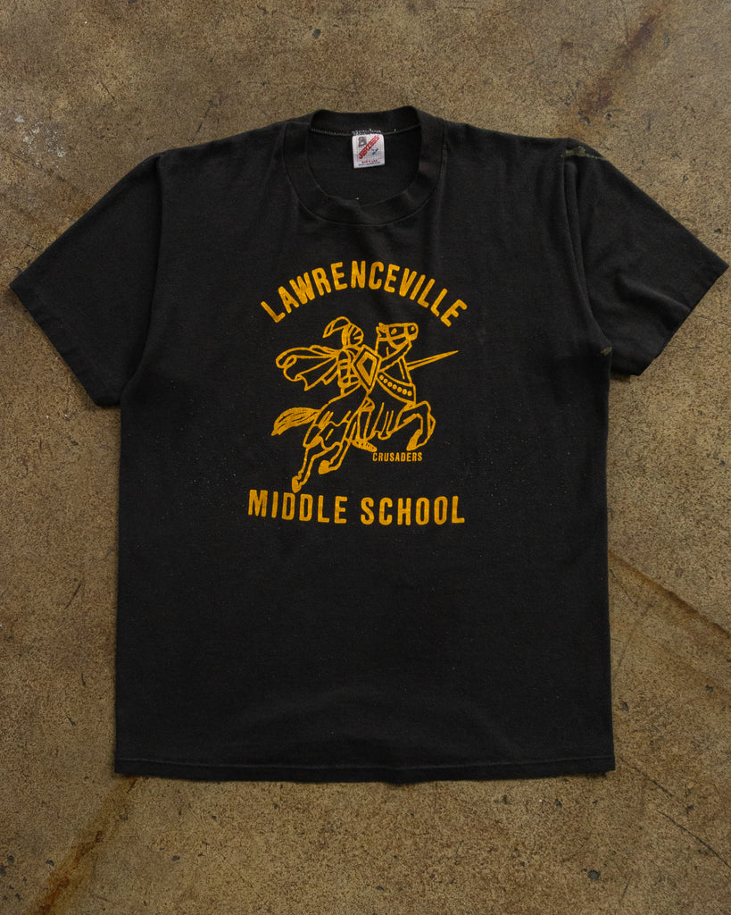 Single Stitched "Lawrenceville Middle School" Tee - 1990s FRONT PHOTO