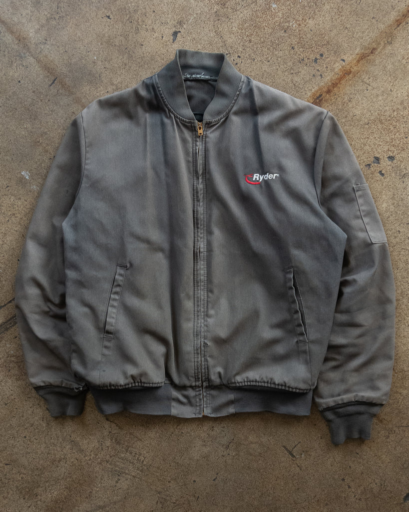 Sun Faded "Ryder" Distressed Work Jacket - 1990s FRONT PHOTO