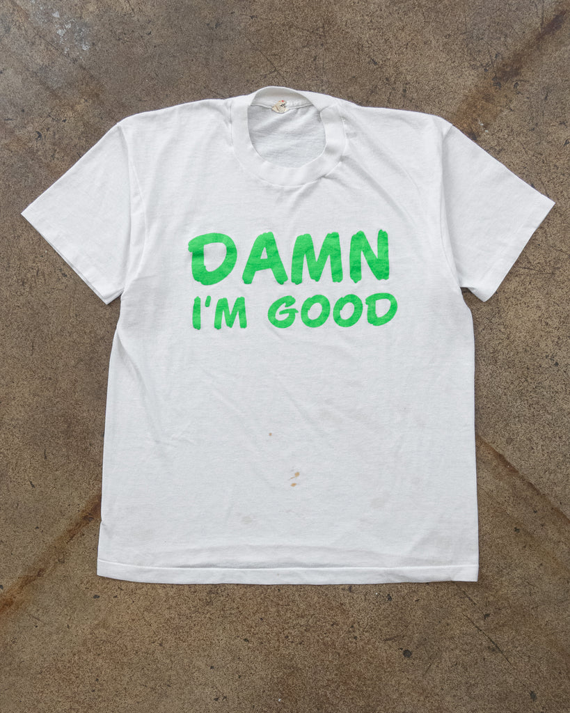 Single Stitched "Damn I'm Good" Tee - 1980s FRONT PHOTO