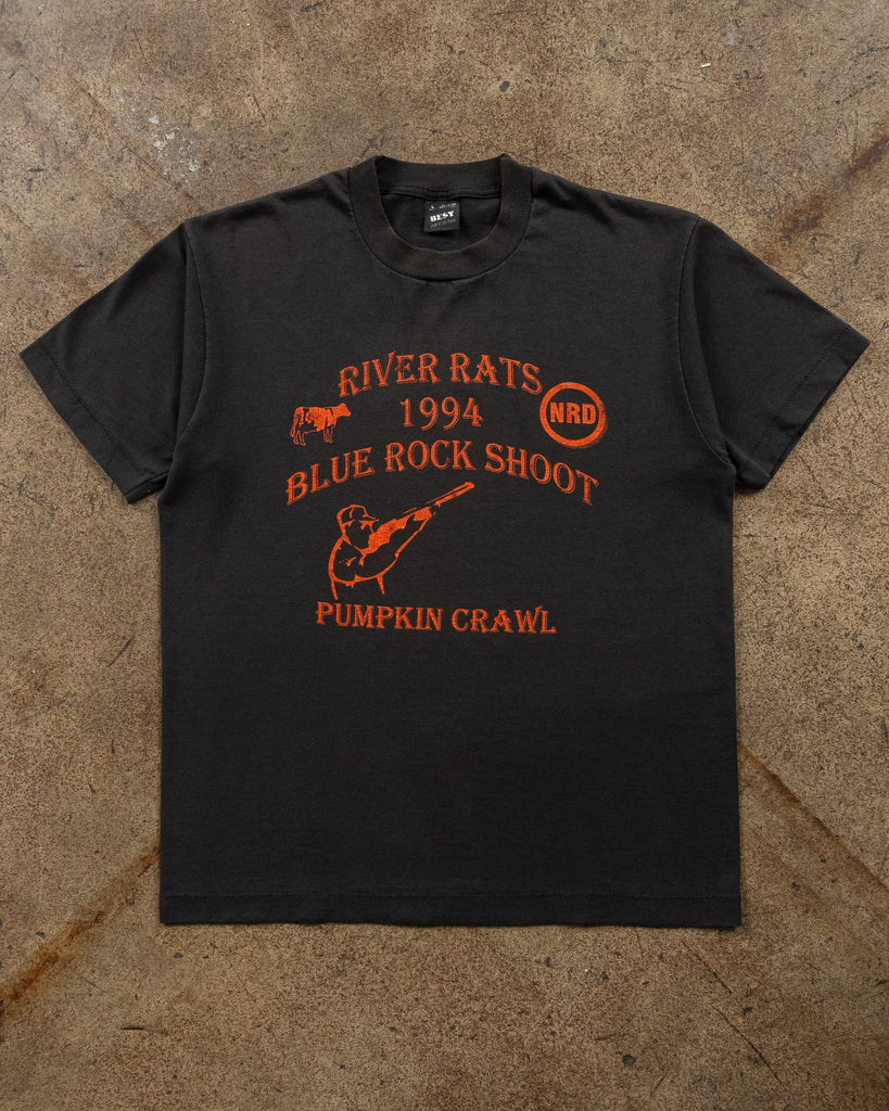 Single Stitched Faded "River Rats Blue Rock Shoot" Tee - 1990s