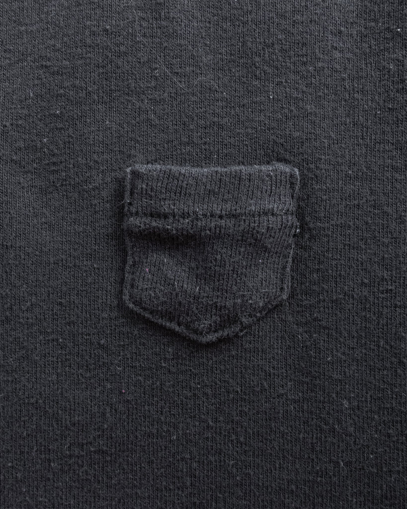 Black Blank Pocket Tee DETAIL PHOTO