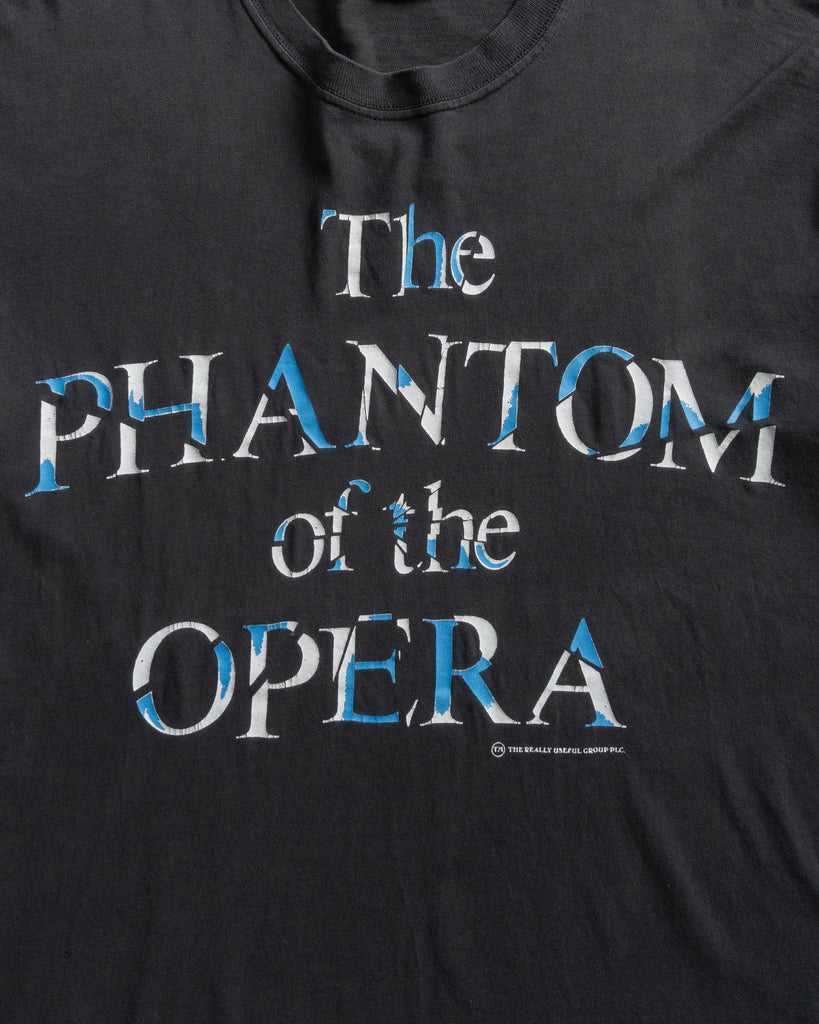 Single Stitched "The Phantom of the Opera" Distressed Tee - 1990s DETAIL PHOTO