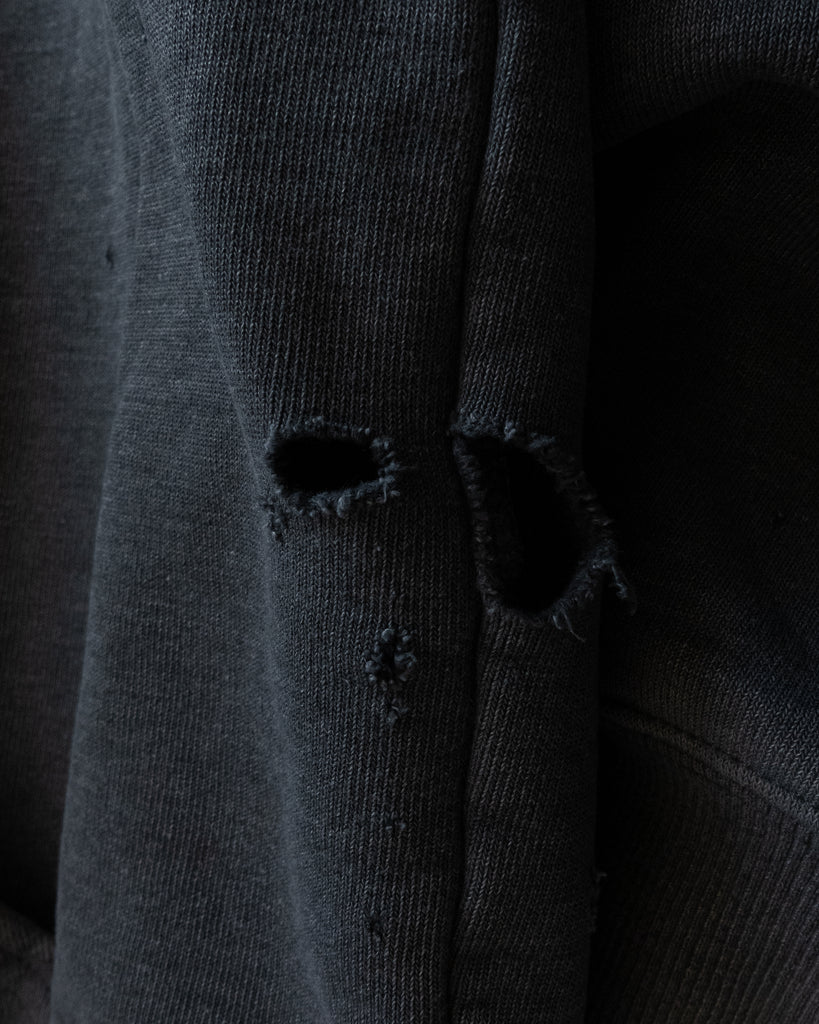 Carhartt "Everson Construction" Sun Faded Hooded Sweatshirt - 1990s DETAIL PHOTO 2