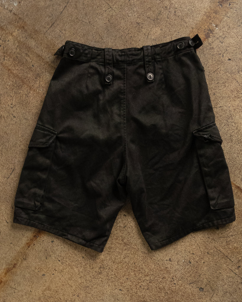 Over-Dyed Military Cargo Shorts - 1990s BACK PHOTO