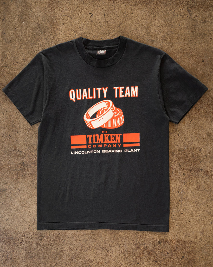 Single Stitched "Quality Team" Tee - 1990s FRONT PHOTO