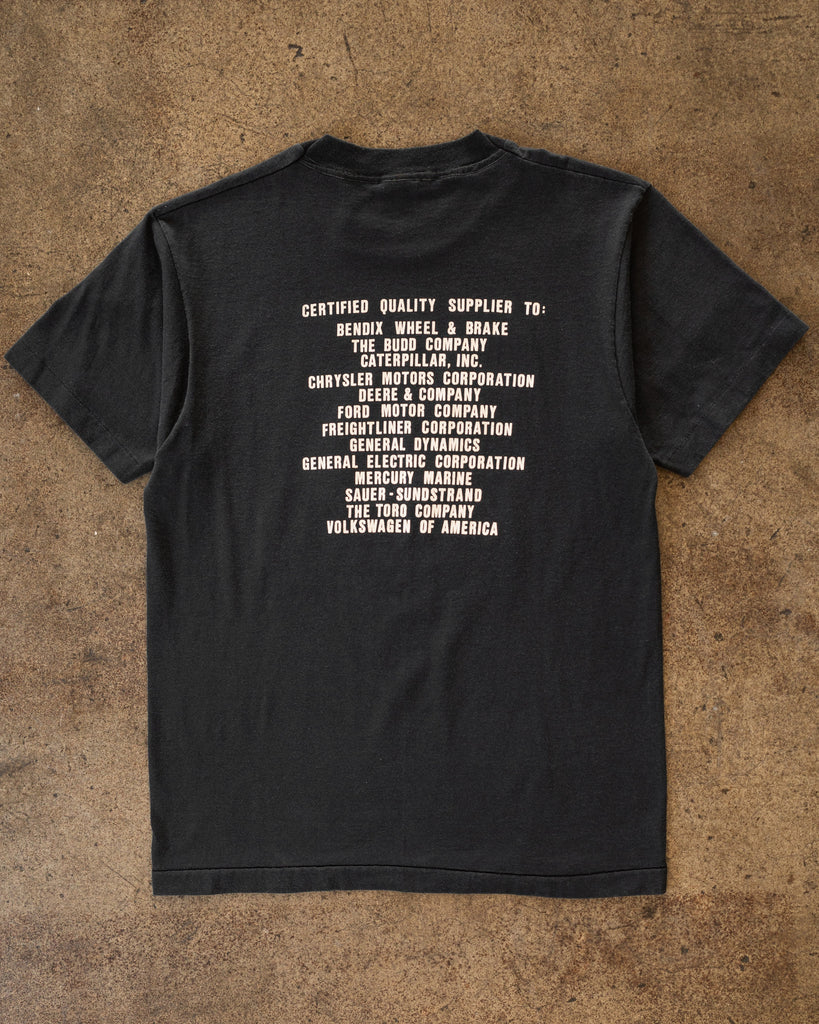 Single Stitched "Quality Team" Tee - 1990s BACK PHOTO