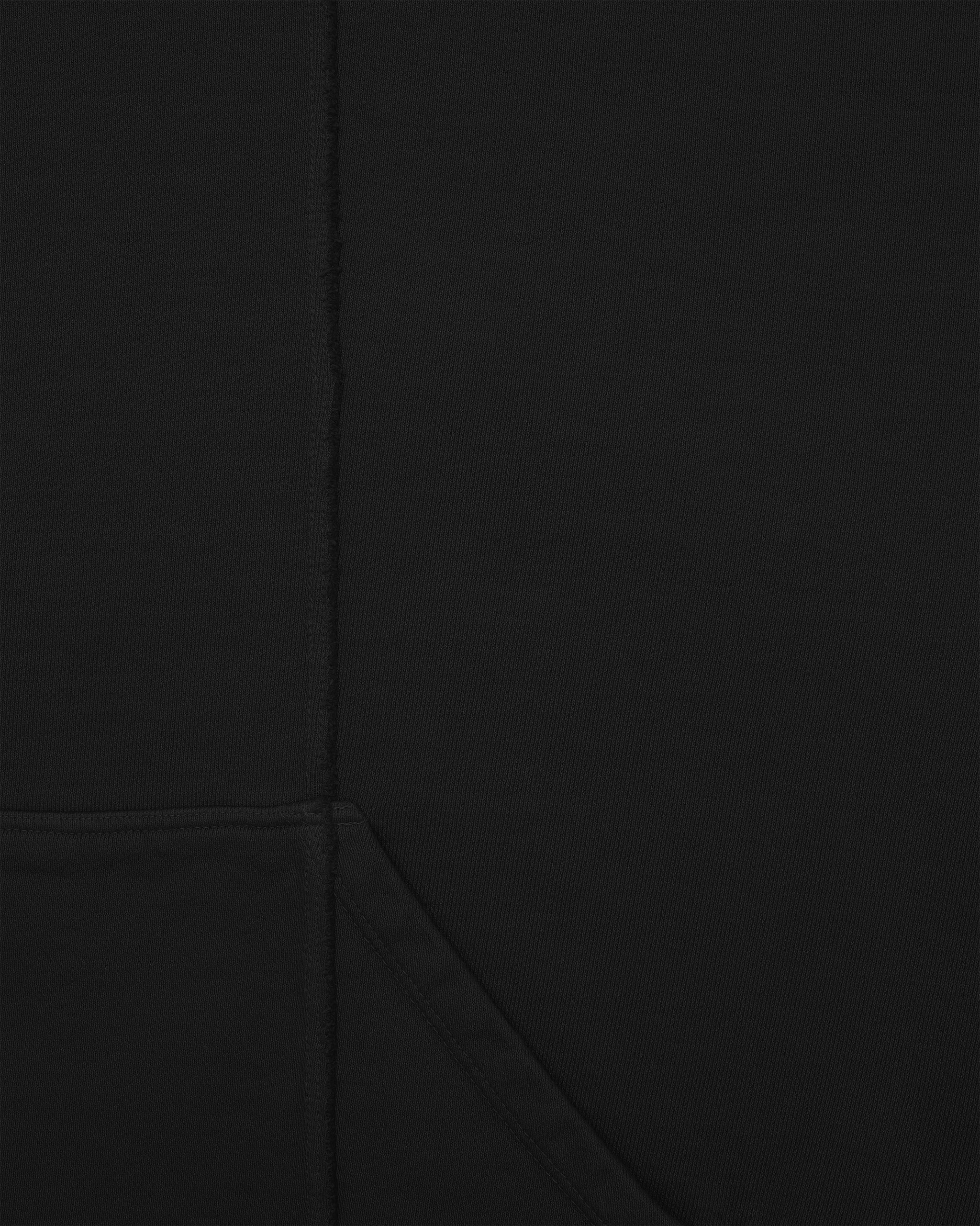 Unsound Black 1⁄3rd Seam Hooded Sweatshirt – UNSOUND RAGS