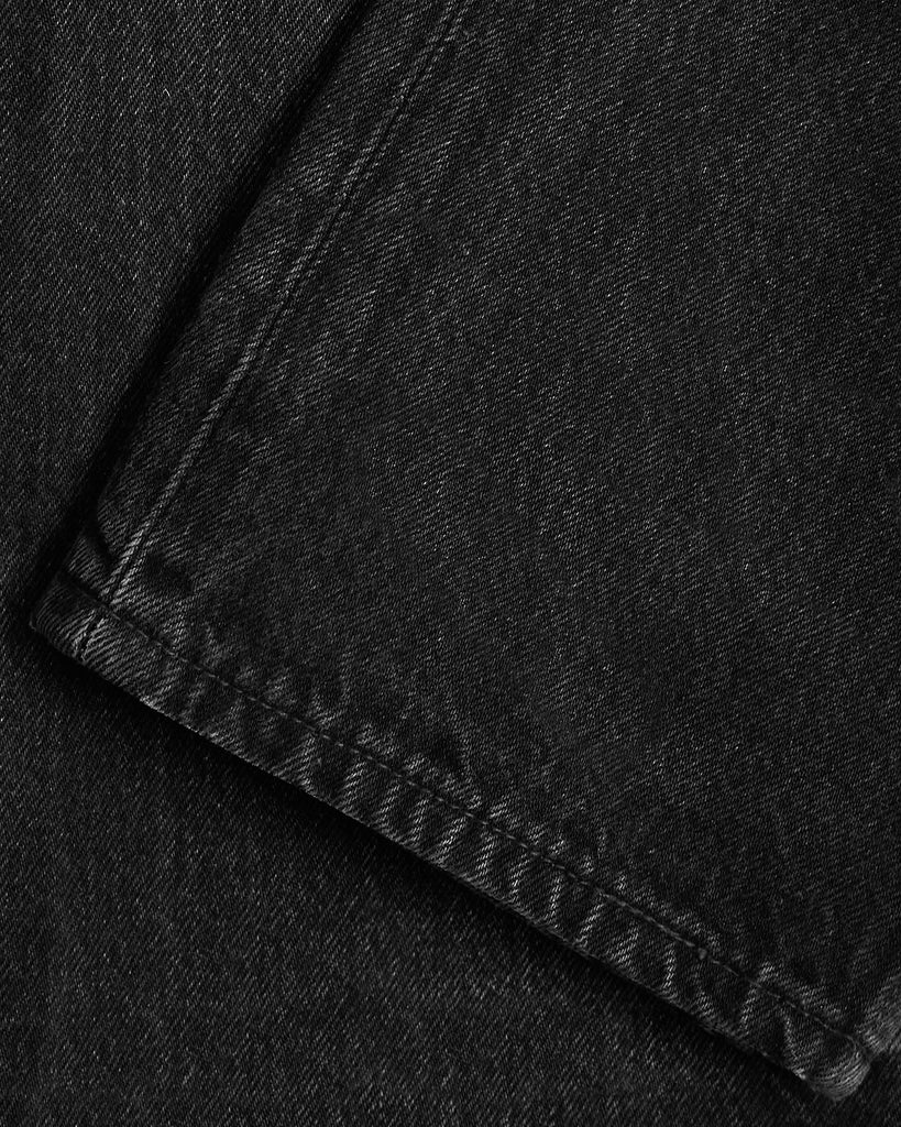 Vintage Black Levi's 501 Jeans hem detail photo
