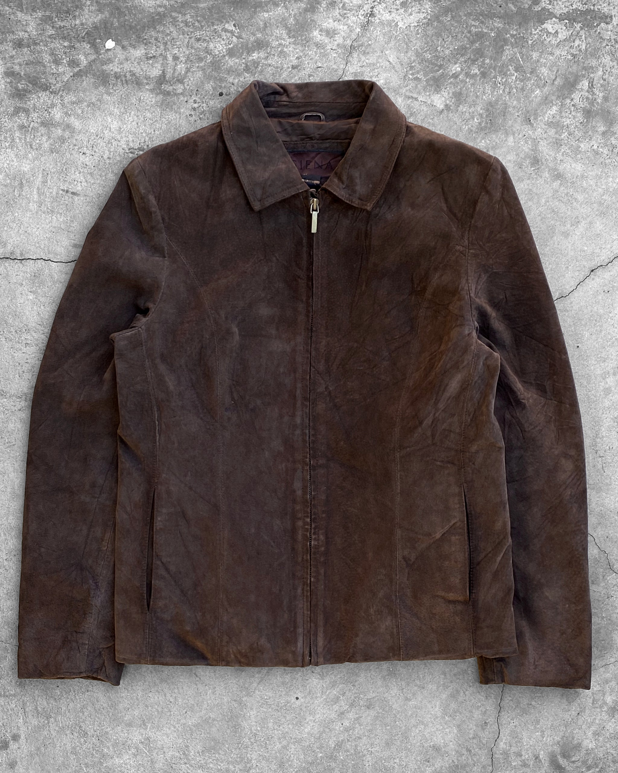 Brown Suede Zip-Up Jacket - 1990s – UNSOUND RAGS