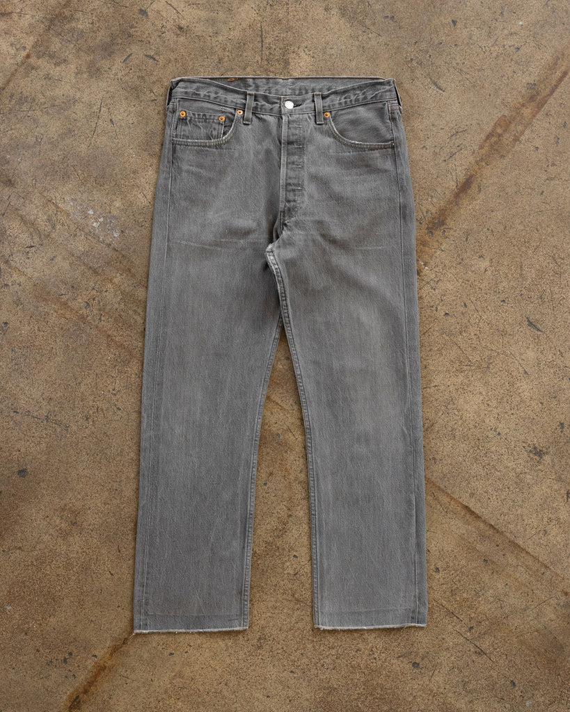 Levi's 501 Grey Jeans - 1990s FRONT PHOTO