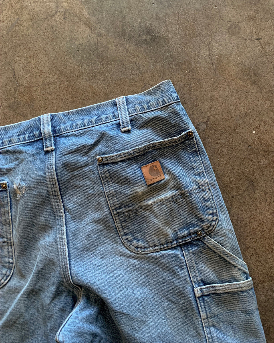 Carhartt Oil Stained Denim Double Knee Work Pant - 1990s – UNSOUND RAGS