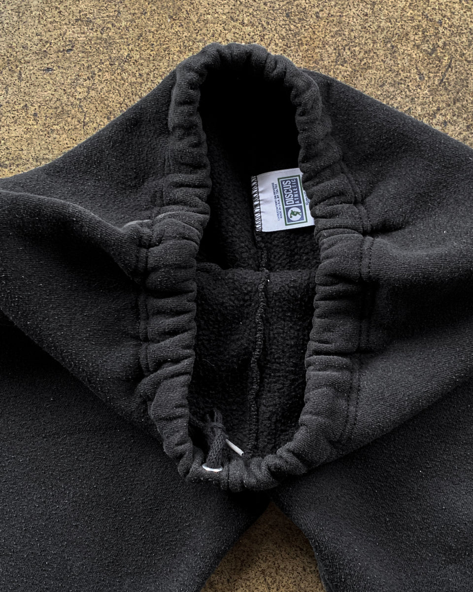Discus Faded Black Sweatpants - 1990s – UNSOUND RAGS
