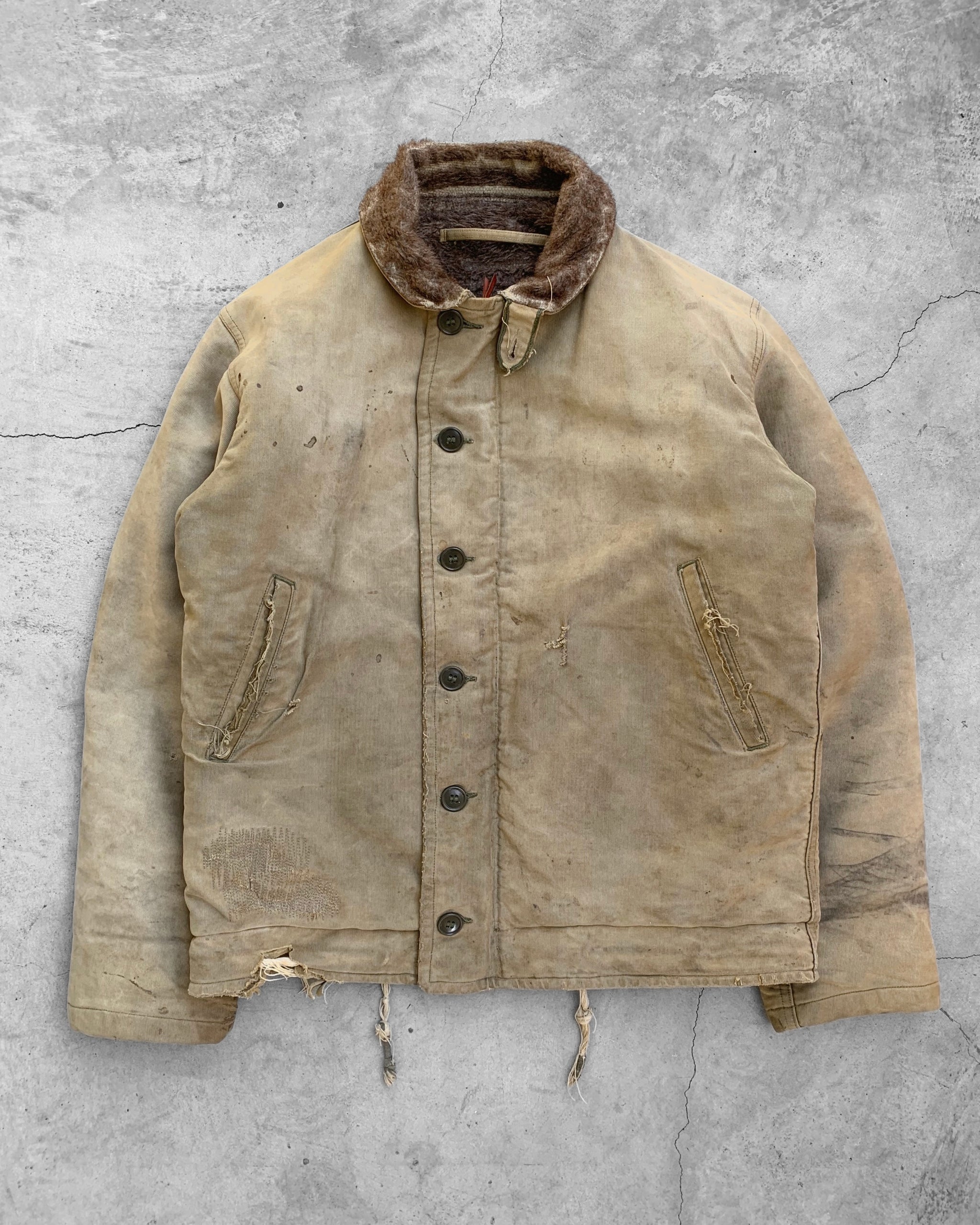 ジャケット・アウター 40s US NAVY N-1 DECK JACKET 1940s US Navy N-1 Deck Jacket - Cost-effective Version