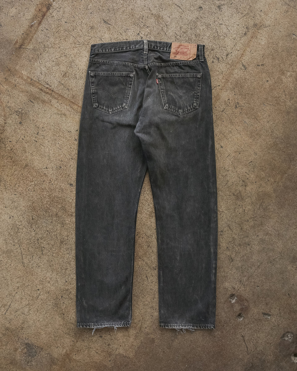 Levi's 501 Charcoal Black Jeans - 1990s – UNSOUND RAGS