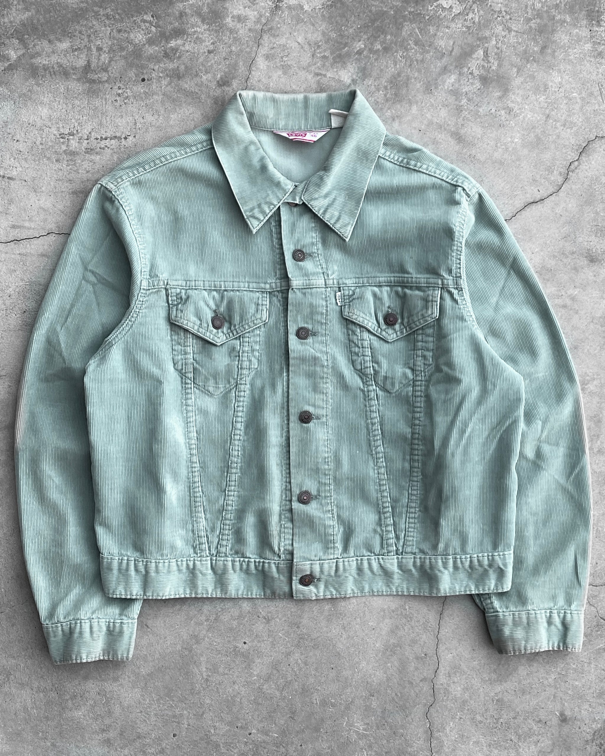 Levi's Mint Green Corduroy Trucker Jacket - 1980s – UNSOUND RAGS