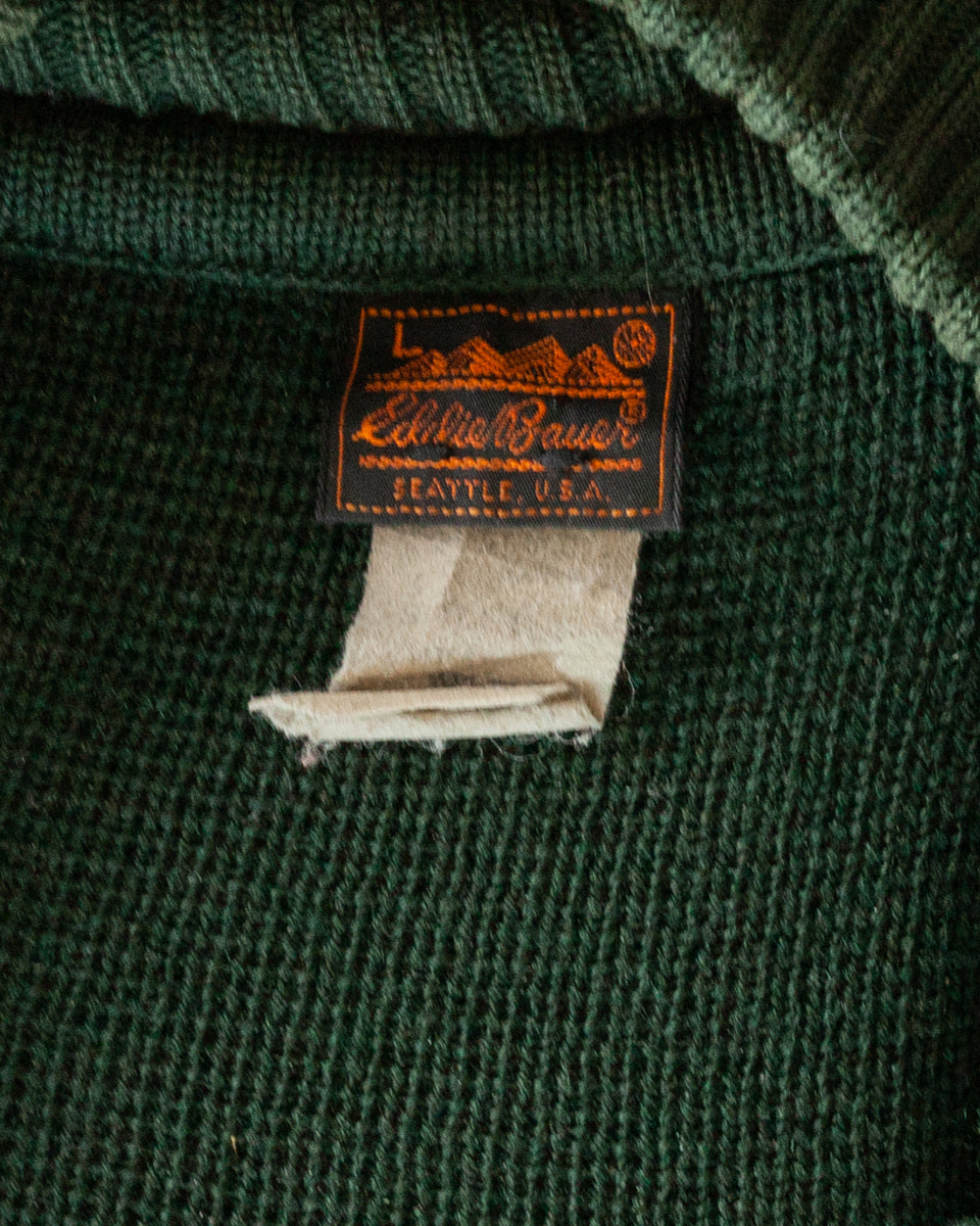 Forest Green Raglan Forest Green Raglan Mock-Neck Sweater - 1980s – UNSOUND RAGS