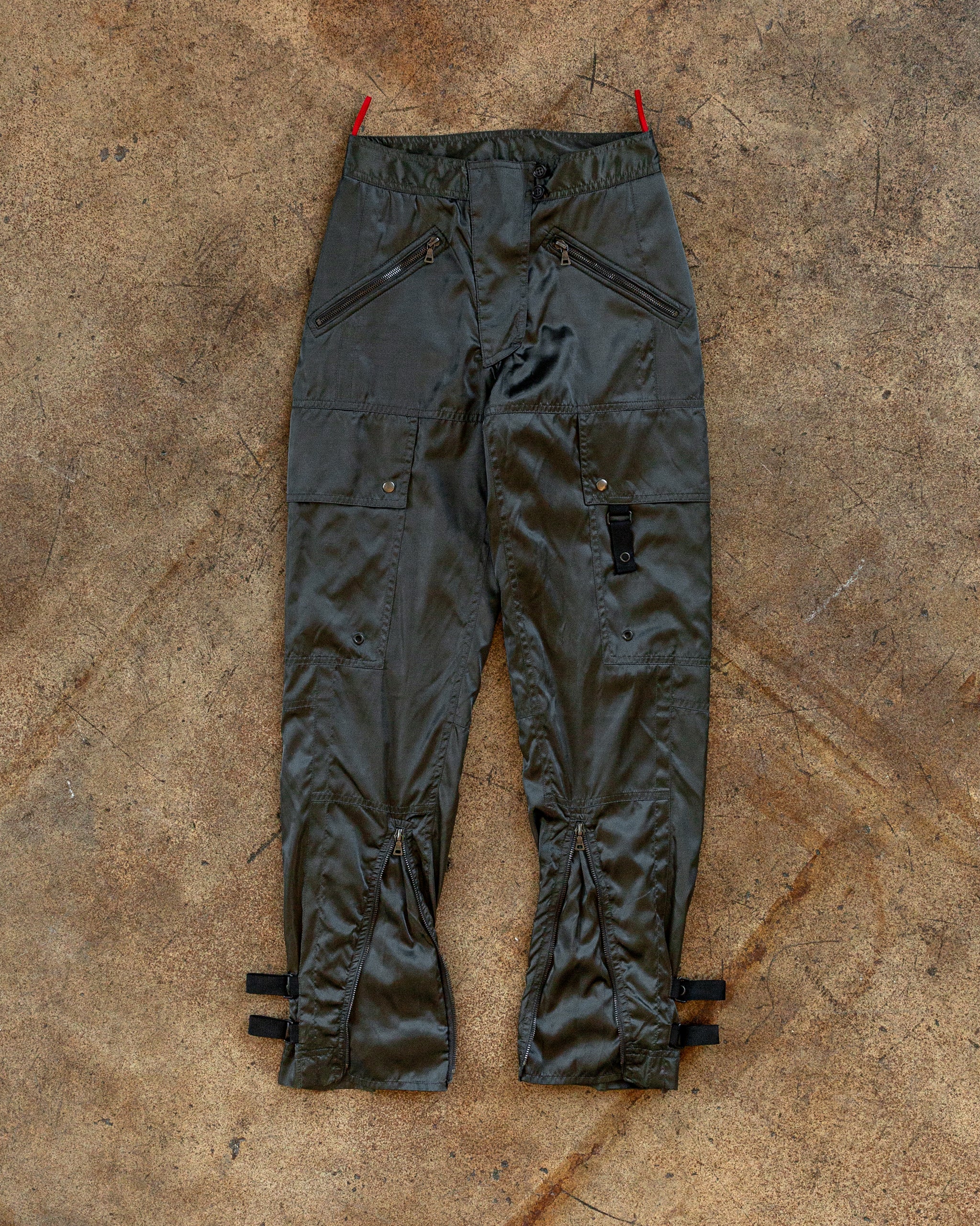 オ*ウ様 1999aw prada sports cargo pants sul Prada Sport Nylon Bondage Strap Belted Cargo Pants Archive Vintage
