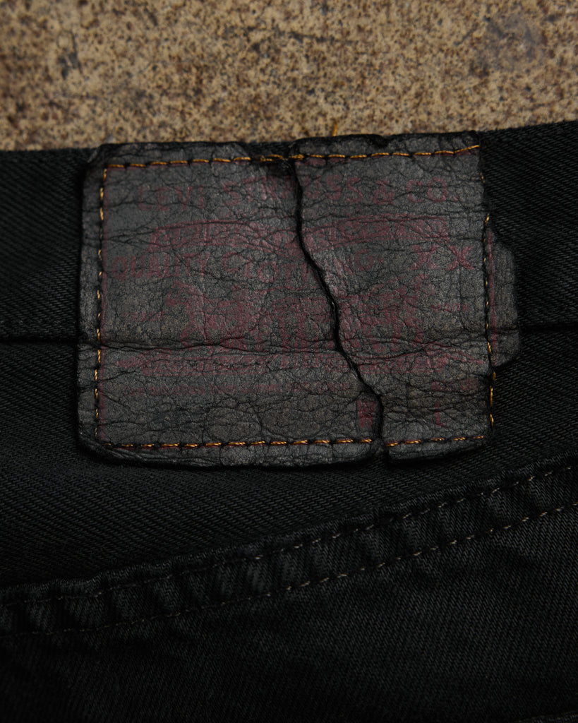 Levi's 501 Black Jeans - 1990s - detail