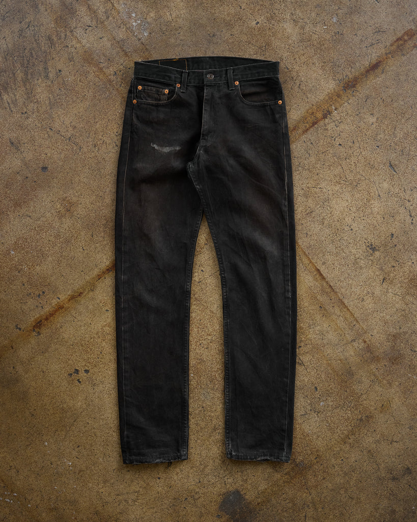 Levi's 501 Faded Black Jeans - 1990s