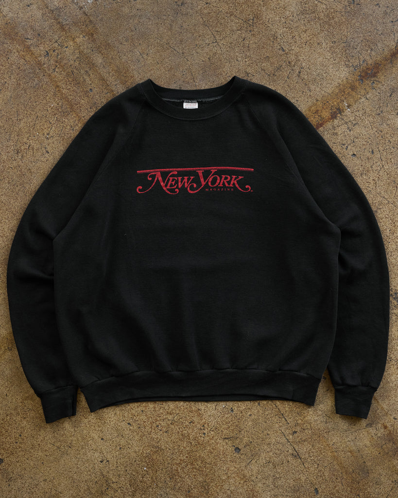 "New York Magazine" Raglan Sweatshirt - 1980s