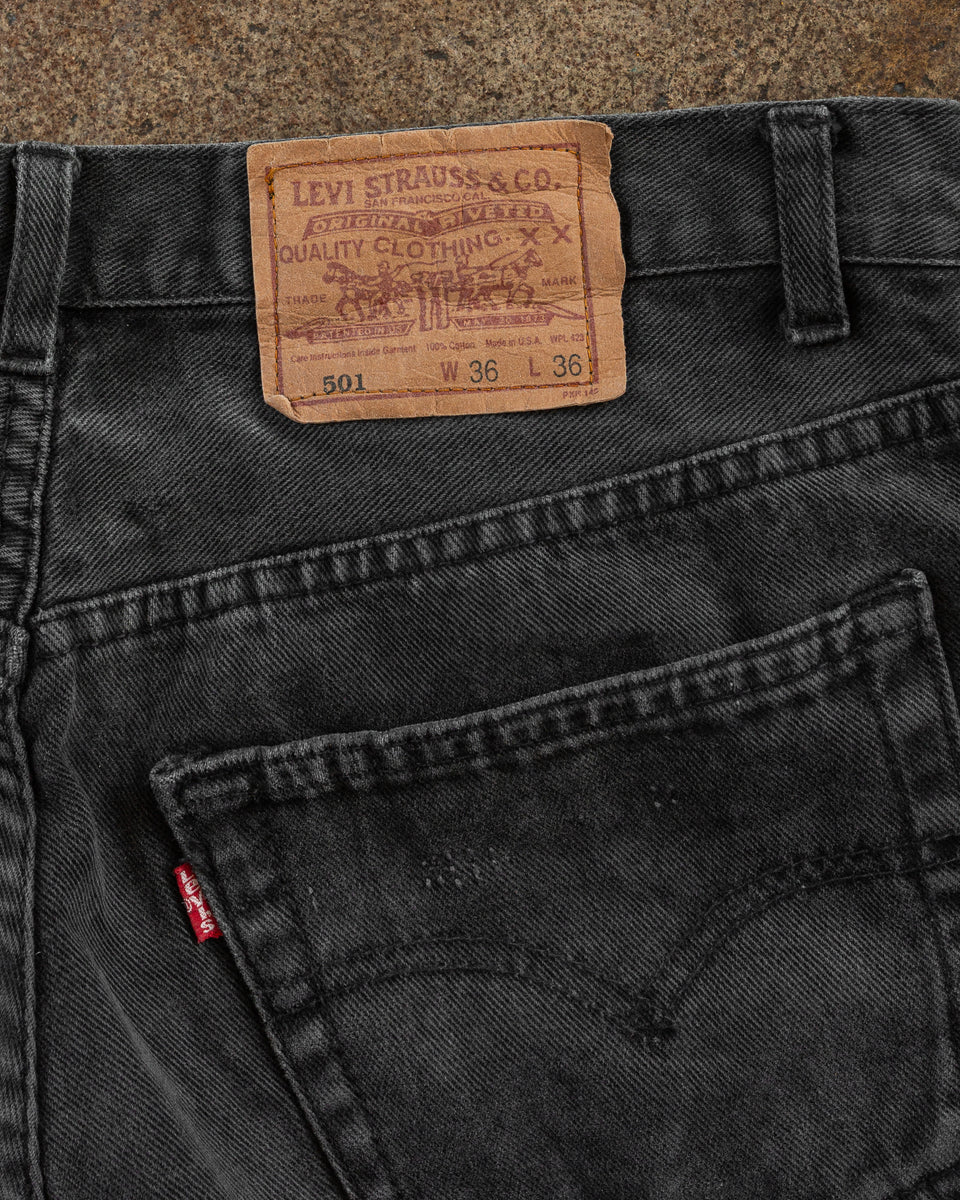 Levi's 501 Charcoal Grey Jeans - 1990s – UNSOUND RAGS