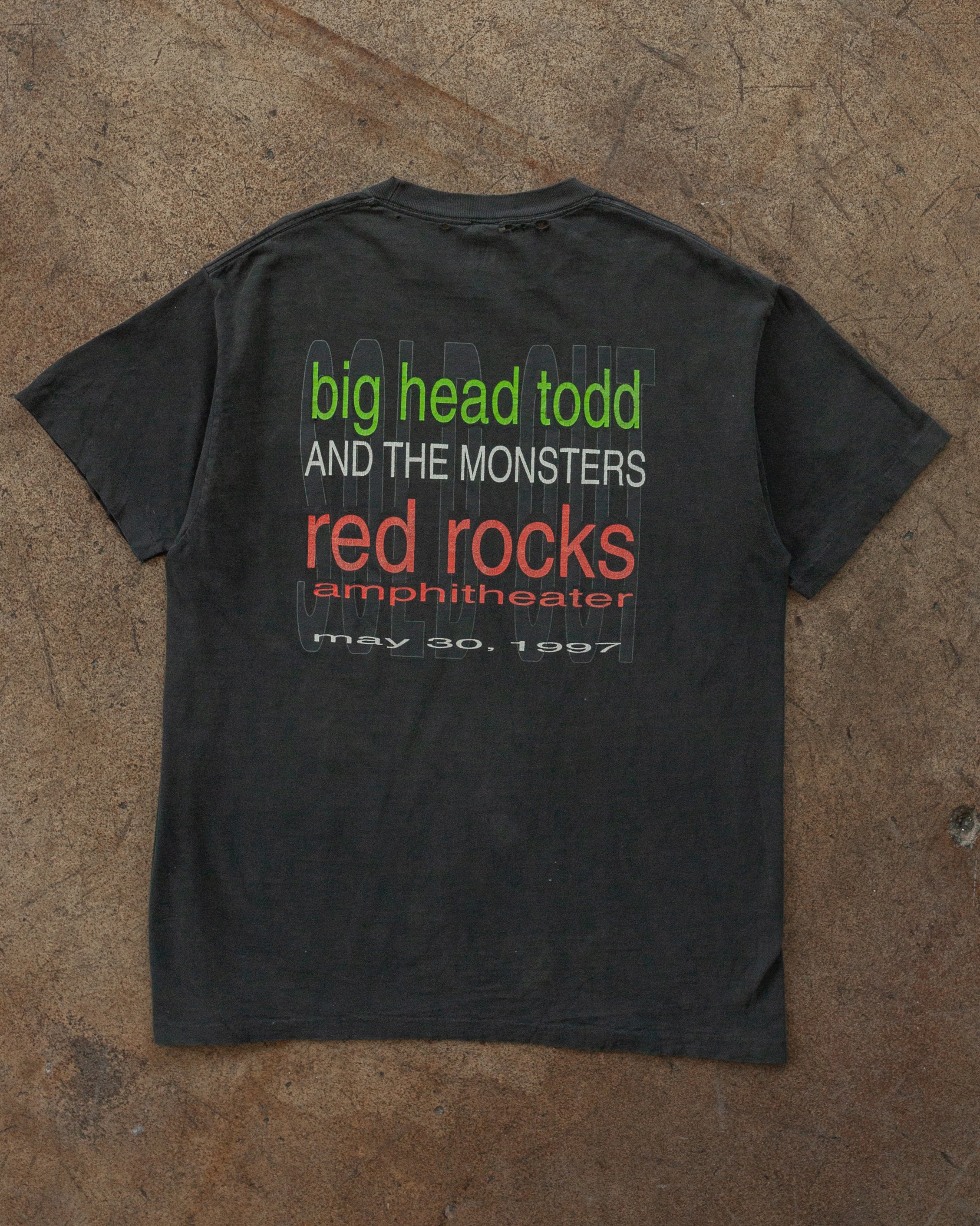 big head todd and the monsters t shirt Single Stitched "Big Head Todd and The Monsters" Tee