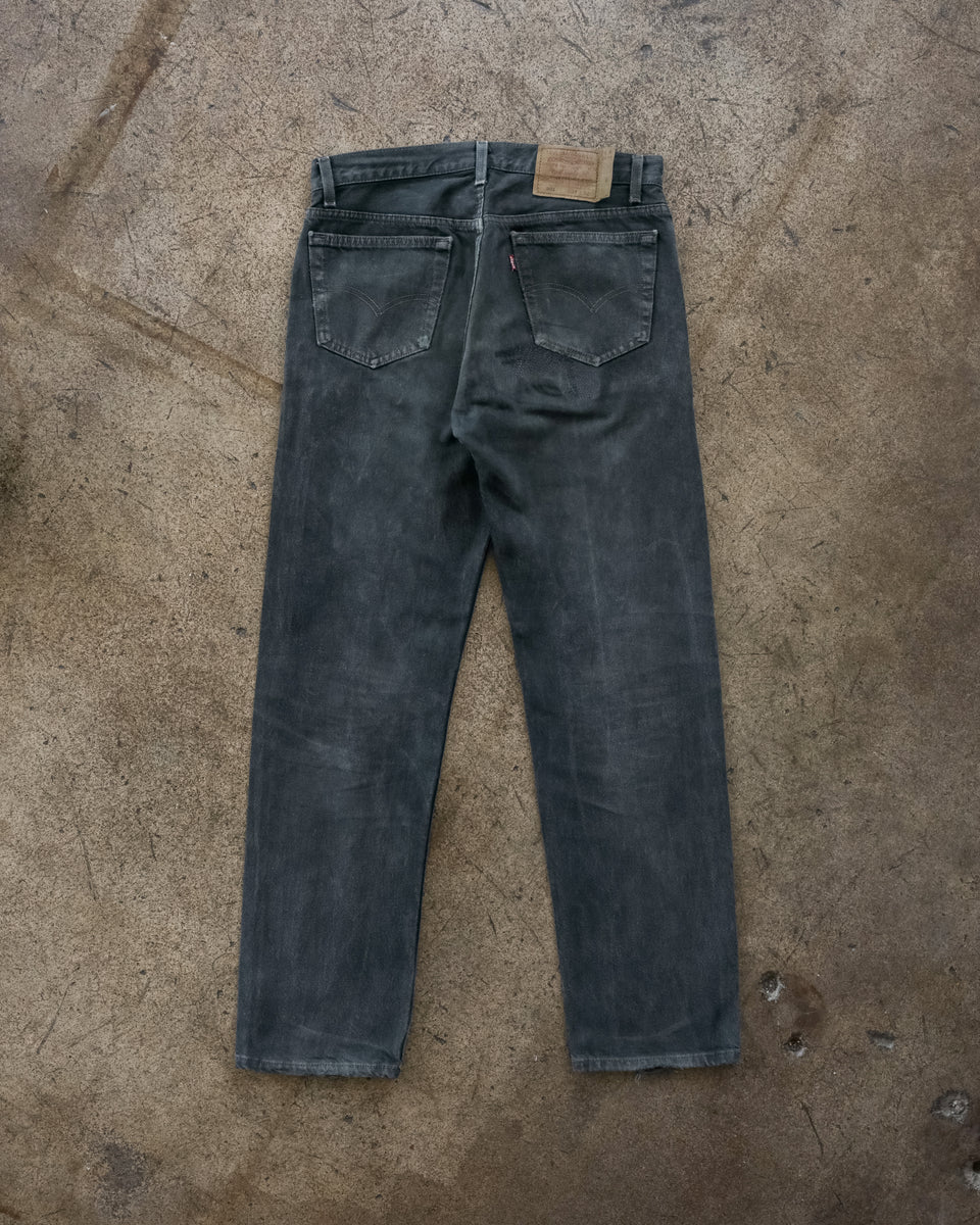 Levi's 501 Overdyed Blue Black Repaired Jeans - 1990s – UNSOUND RAGS