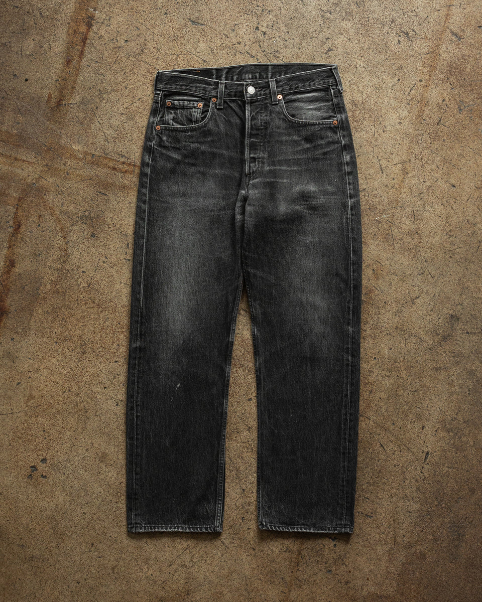 Levi's 501 Charcoal Repaired Jeans - 1990s – UNSOUND RAGS