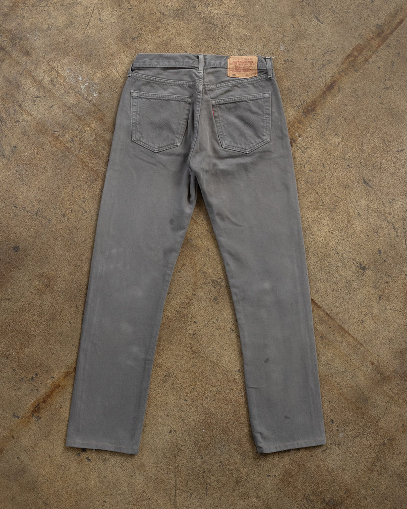 Levi's 501 Slate Grey Jeans - 1990s BACK PHOTO
