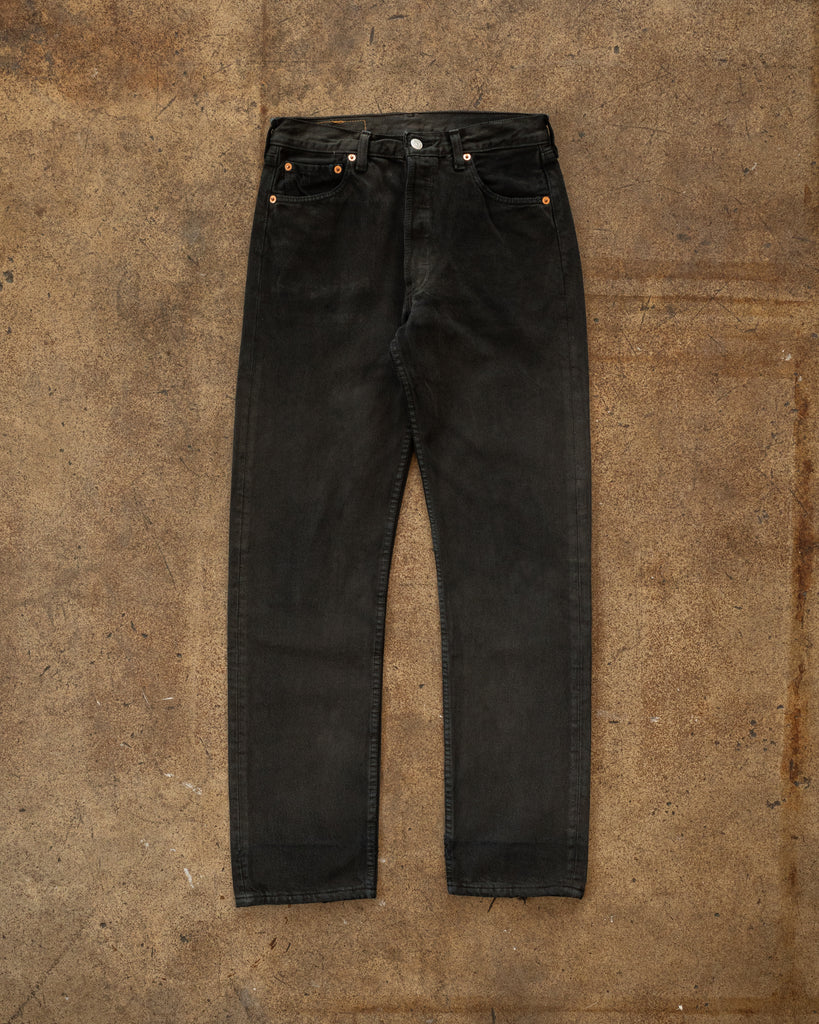 Levi's 501 Faded Black Jeans - 1990s