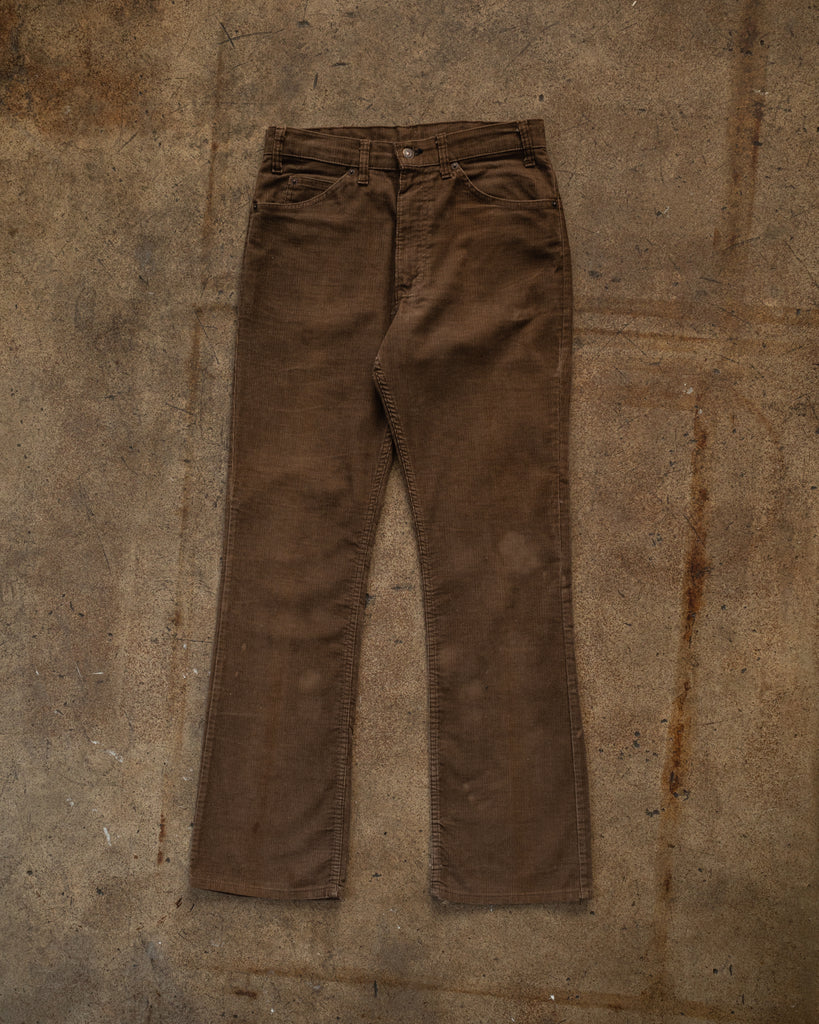 Levi's Repaired Corduroy Flared Jeans - 1970s